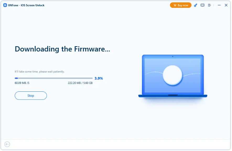 télécharger le firmware et commencer à supprimer