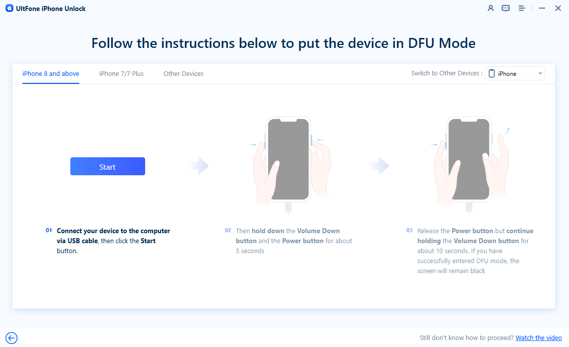 Enter DFU Mode