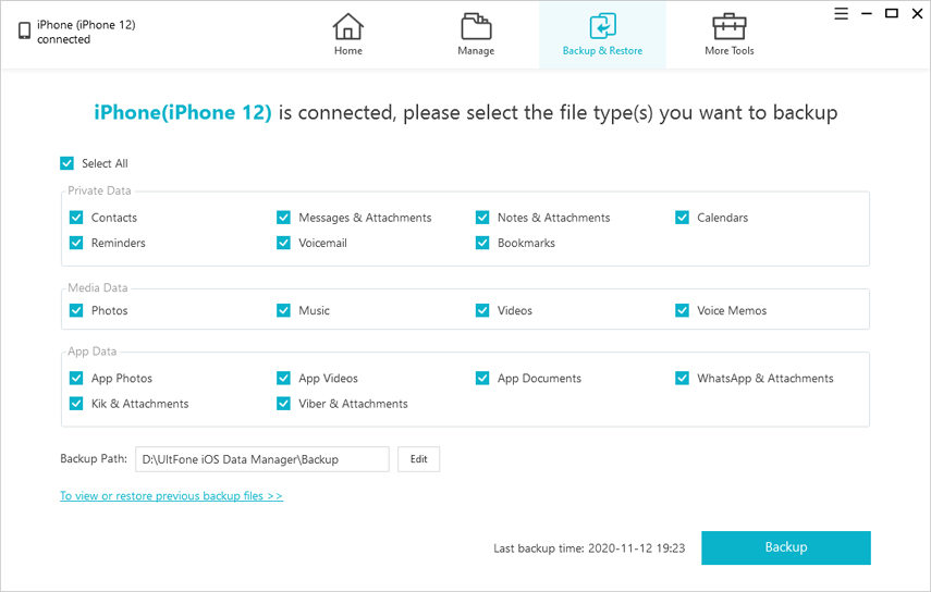 how to backup iphone to icloud from computer