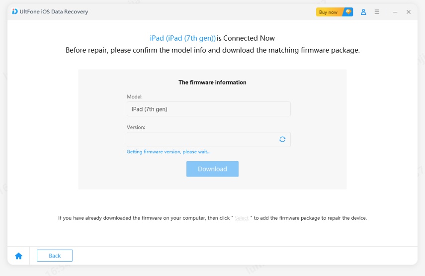 download firmware for repairing