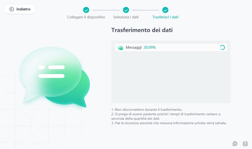 trasferimento dati iphone android  4