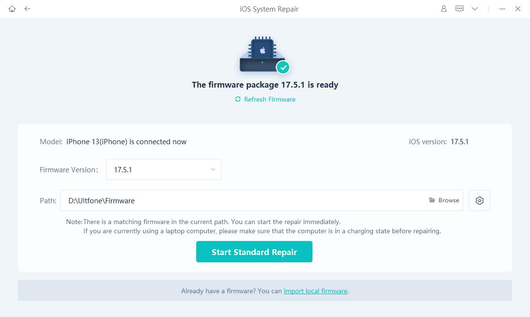 download the firmware file