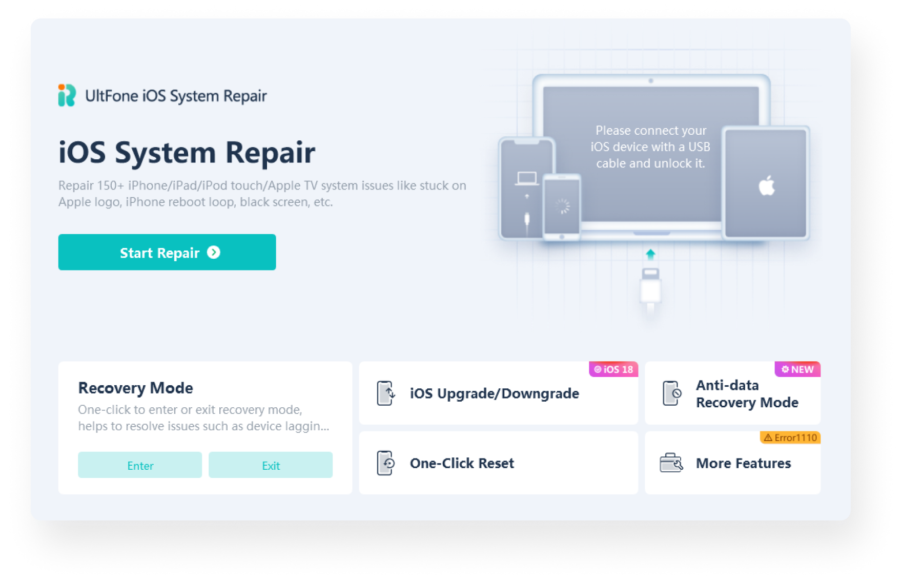 ultfone ios system repair