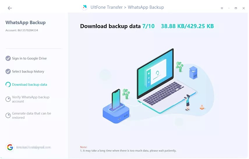 download whatsapp backup