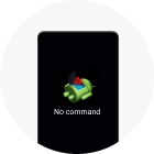 fix Android recovery mode no command error