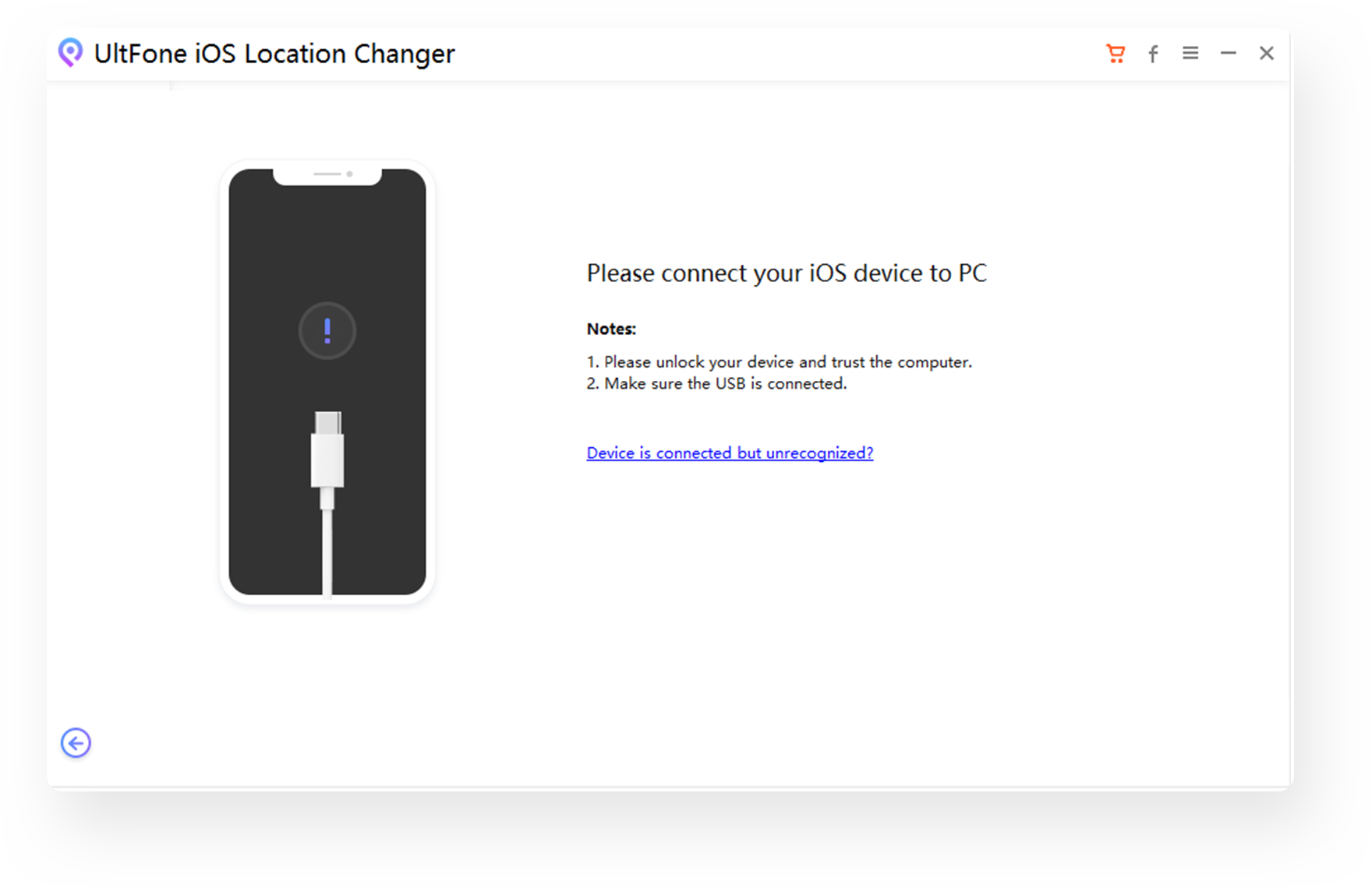 ultfone ios location changer