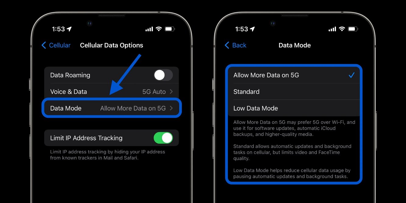 select 5g on to update speed