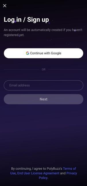 Sign Up or Log In