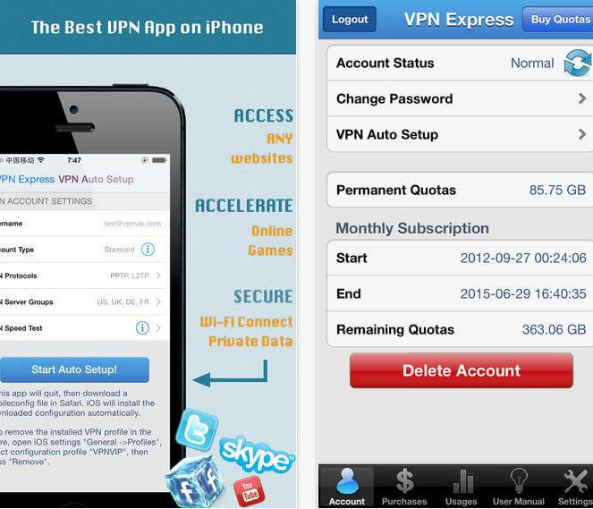 Which VPN can I use on iPhone 5?