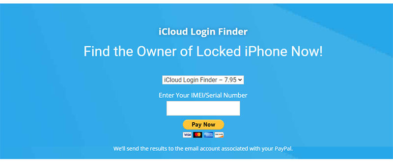 icloud login finer from wipelock