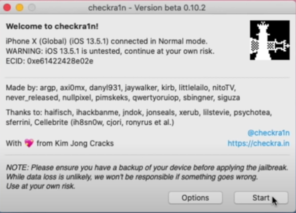 Checkra1n Jailbreak for iOS 14