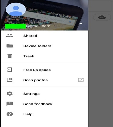 access google photos trash