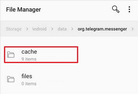 android cache folder