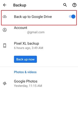 how to restore backup from google drive to new phone