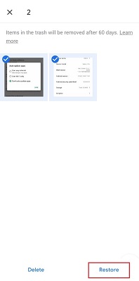 recover photos from google photos
