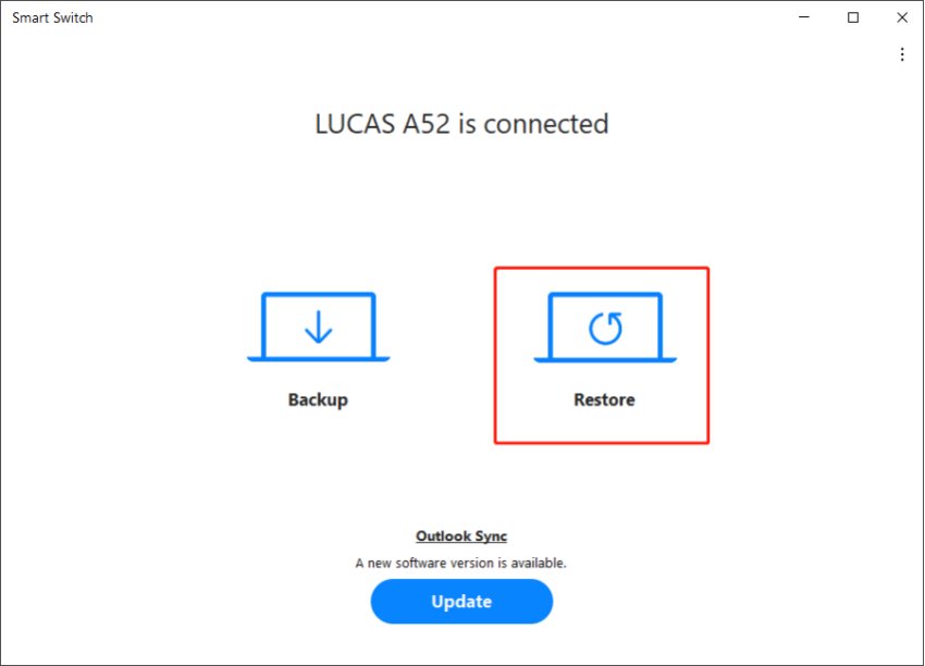 restore contacts on samsung phone via smart switch 1