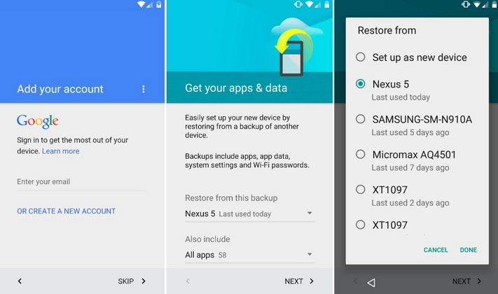 set up android device to retreive deleted messages android without pc