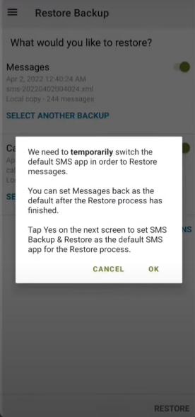 sms backup and restore 2