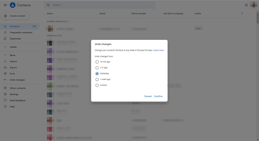 how to restore deleted contacts on htc phone