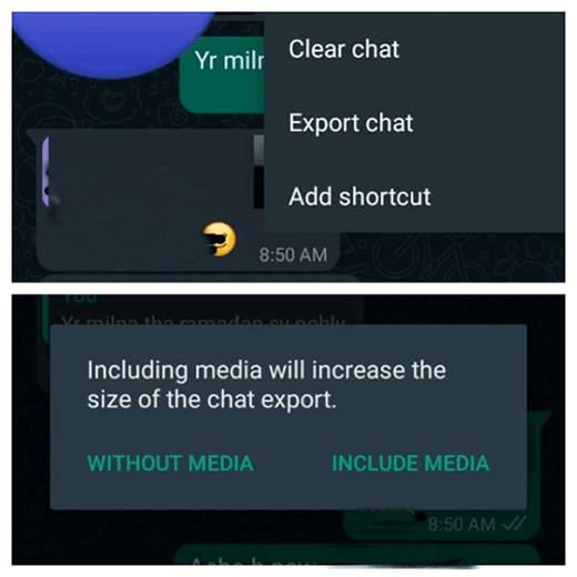 Import chat whatsapp