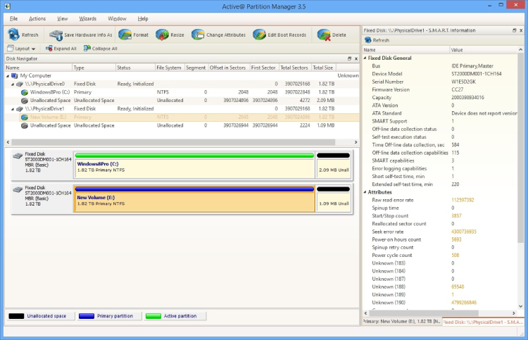 active partition manager