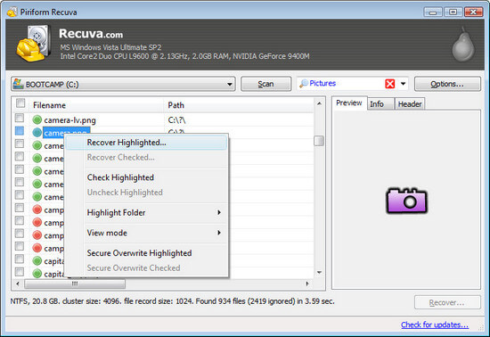 recuva software for mac