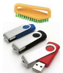 how to clear usb drive