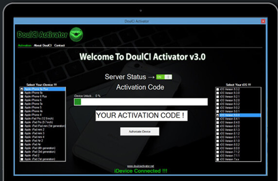 download doulci activator icloud bypass activation ipod