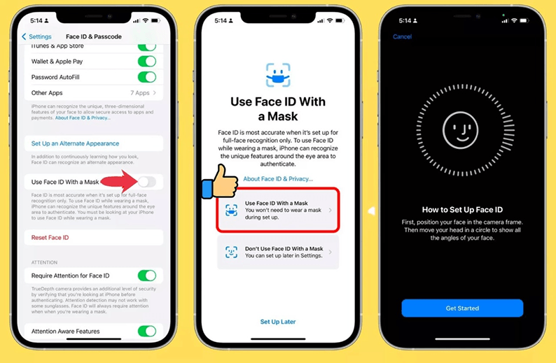 [iOS 16 Updated] Top 6 Ways to Fix Face ID with Mask Not Working on iPhone