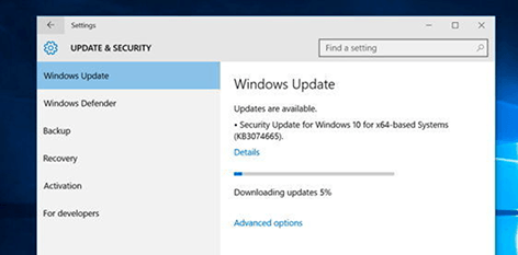 install windows updates