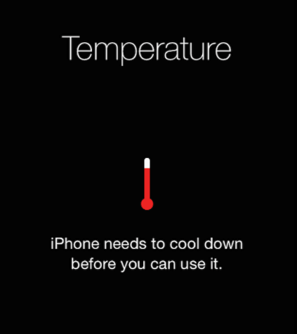 iphone gets too warm