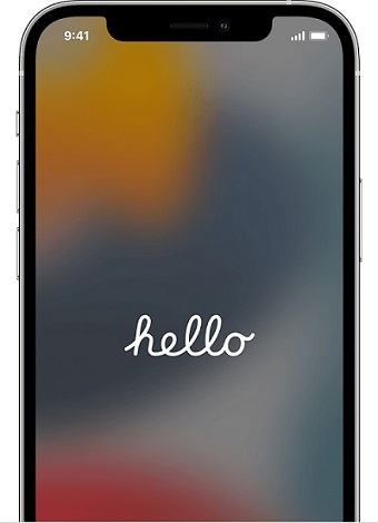 iphone hello screen stuck