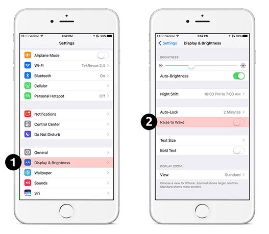 raise to wake iphone 6