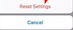 reset setting