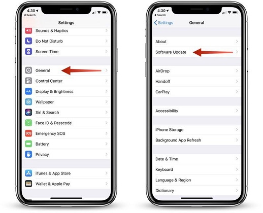 update iphone software if your iphone keeps saying no service