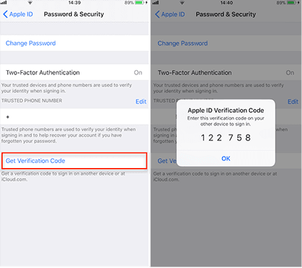 verification code