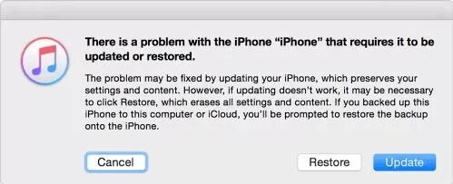 Restore iTunes