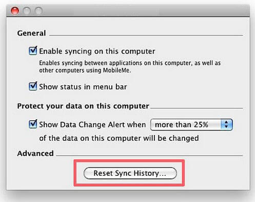 how to resolve itunes sync session failed