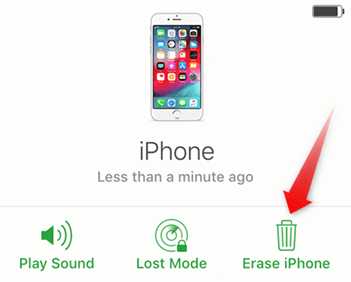 erase iphone