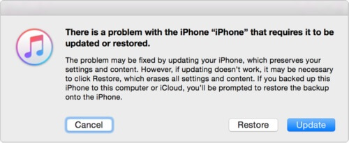 itunes restore