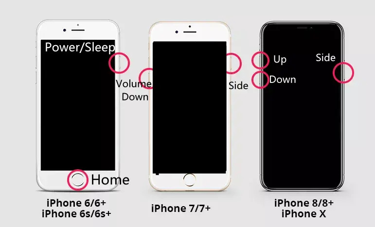 apple iphone restore screen