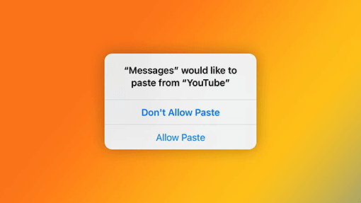 Fixes to Disable the iOS 16 Allow Paste Pop up