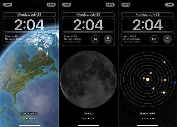 Với khả năng thay đổi vị trí hình nền đất và mặt trăng trên iOS 16, bạn có thể tùy ý lựa chọn những vị trí đẹp nhất để trang trí cho màn hình điện thoại của mình. Hãy thử ngay tính năng này để làm mới màn hình điện thoại của bạn!