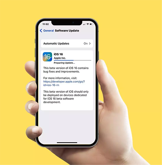 ios updates not appearing