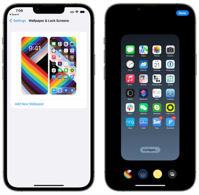 put different wallpaper on each sreen ios 16