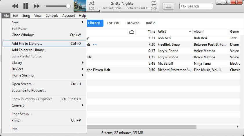 add music to iphone with iTunes