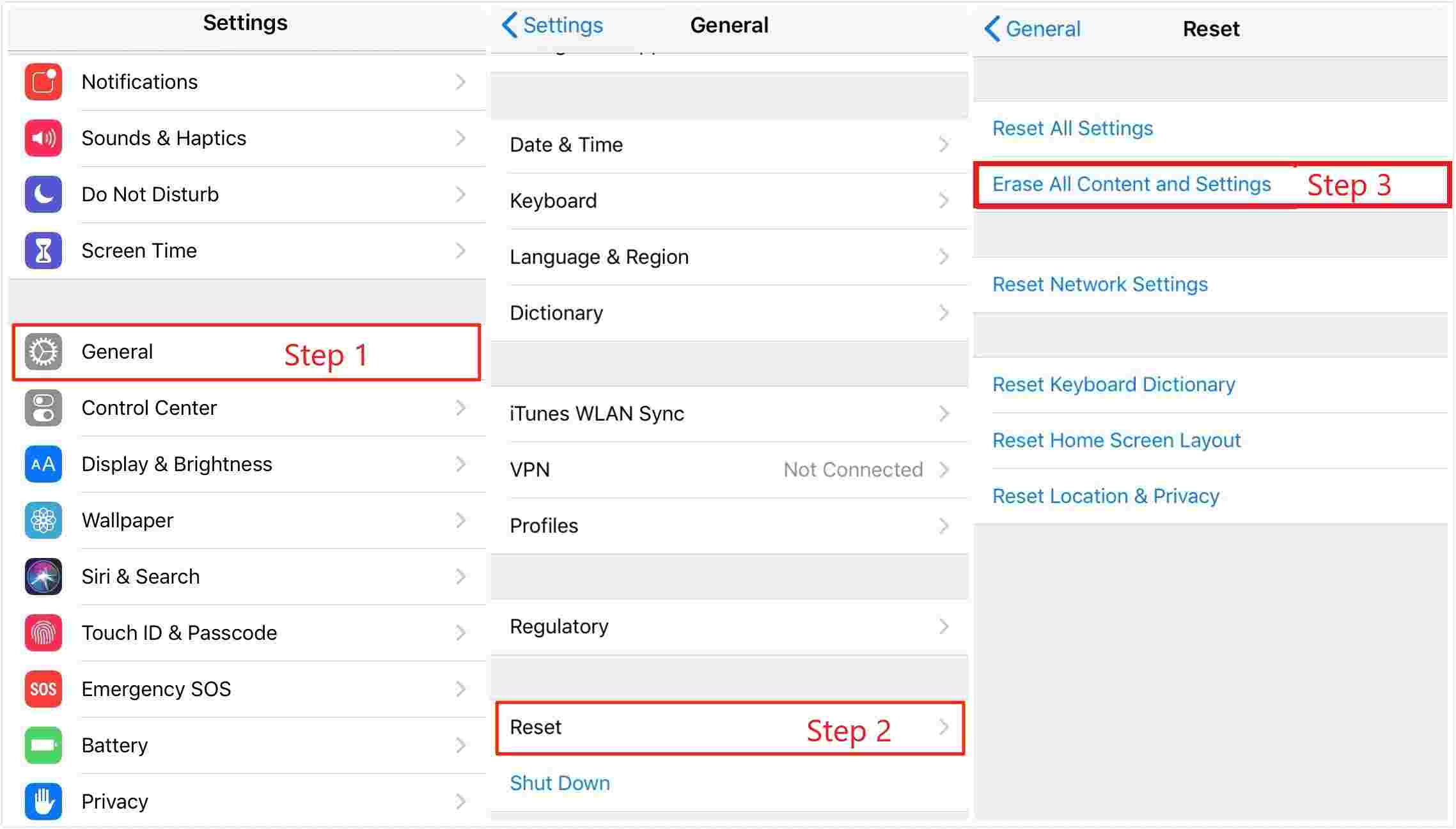 redefina todas as configurações para corrigir o Live Text que não funciona