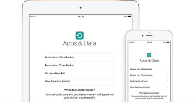 restore ipad from icloud backup