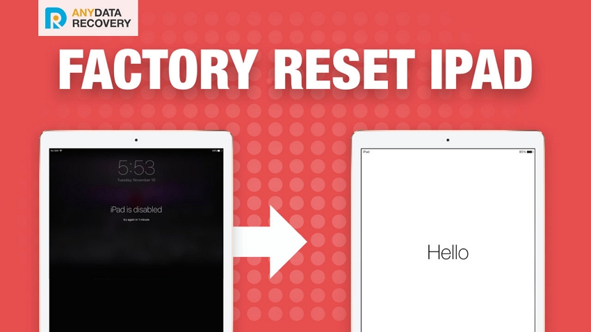 reset ipad without any password or itunes