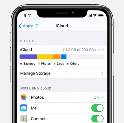 check icloud storage